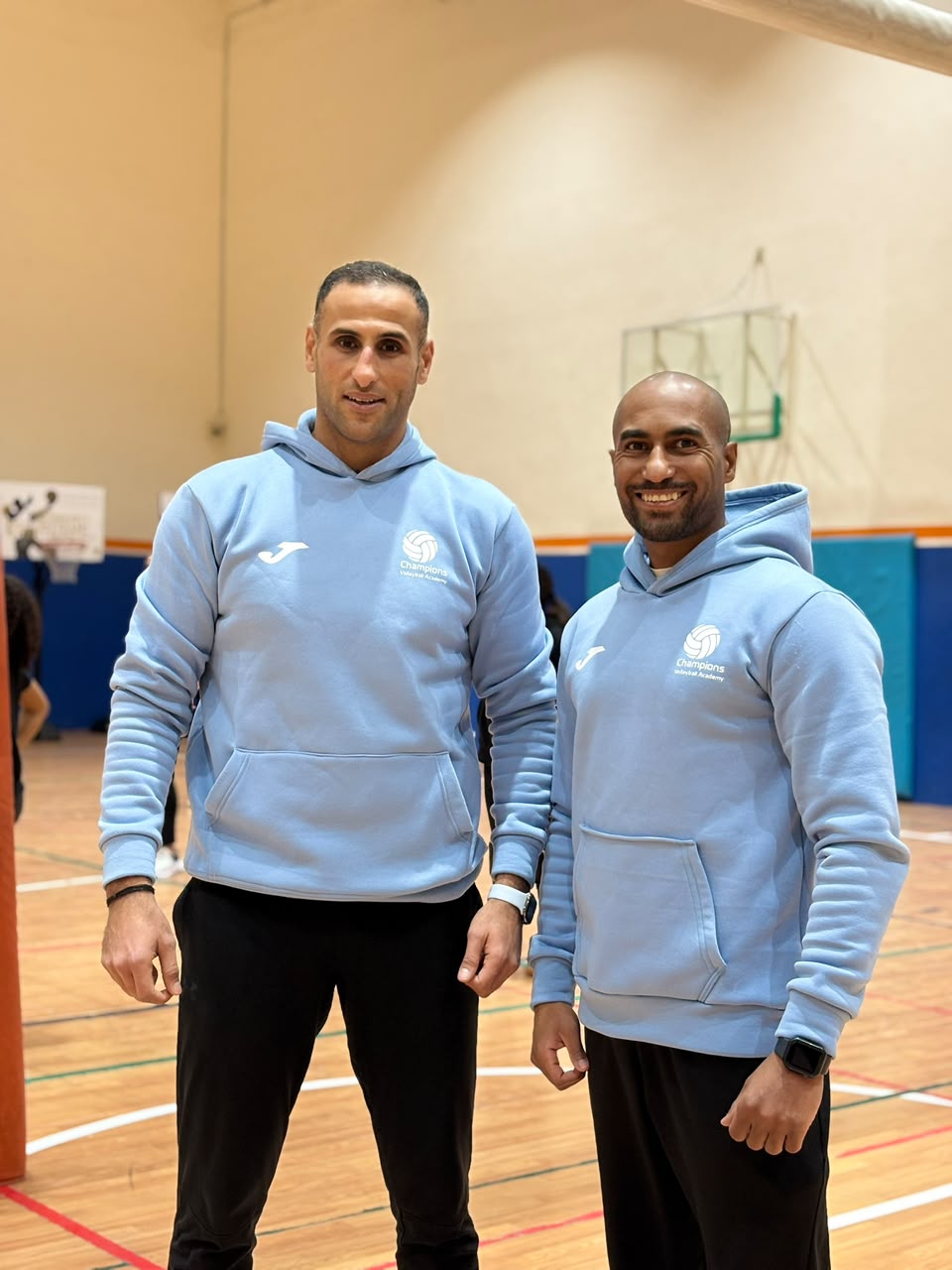 Sufian al Malayeen and Coach Ahmad Awamleh